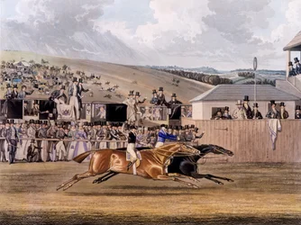 Jour de Derby à Epsom, 1828